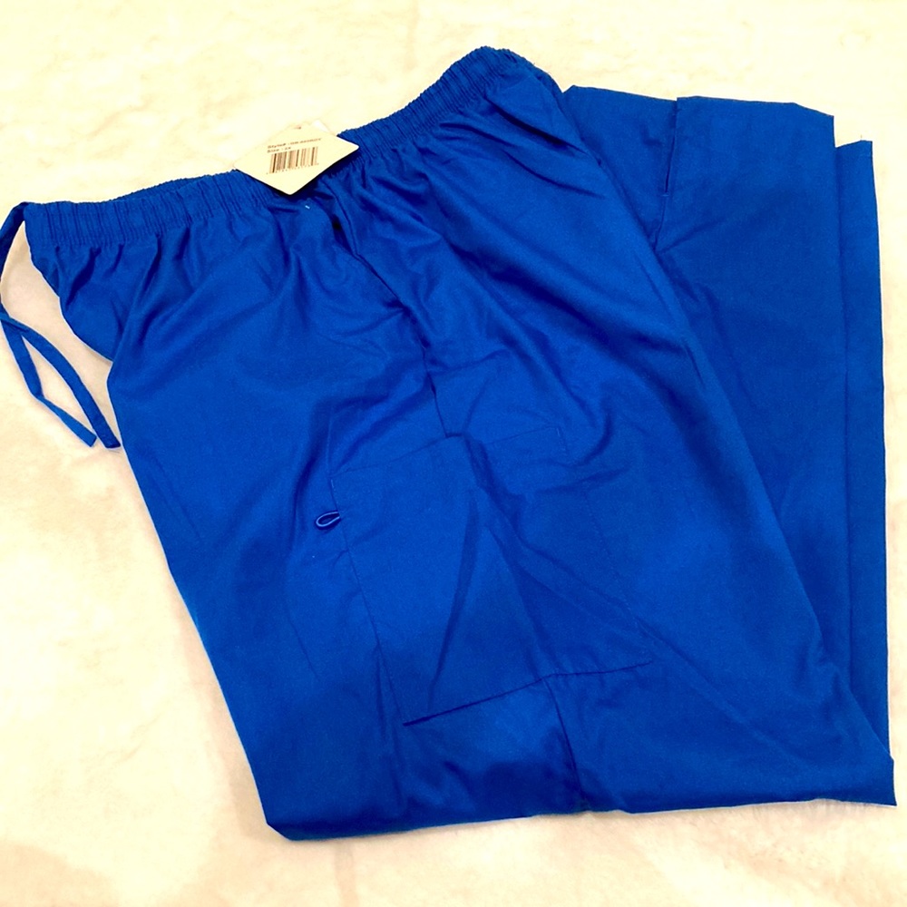 Blue scrub pants, Sz 2X